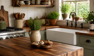Budget-Friendly DIY Butcher Block Countertops Ideas for Small Kitchens