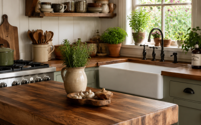 Budget-Friendly DIY Butcher Block Countertops Ideas for Small Kitchens