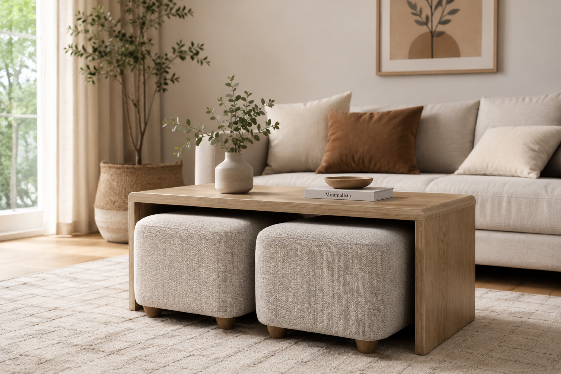 DIY Small Living Room Ideas: Custom Multi-Functional Furniture Hacks
