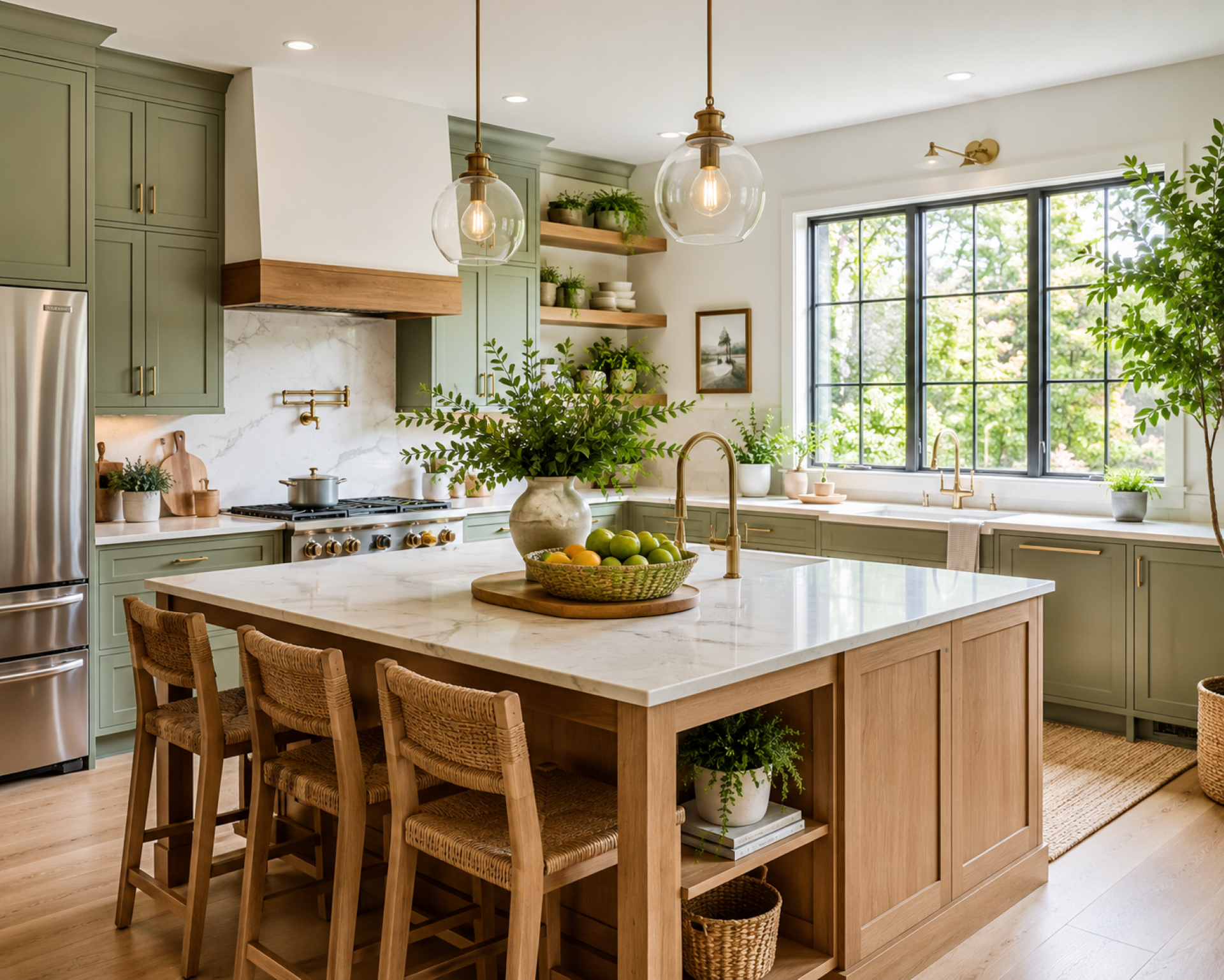 5 Budget-Friendly DIY Sage Green Kitchen Cabinet Ideas You’ll Love